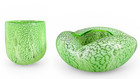 OBO💚 MCM MURANO MID-CENTURY CONTROLLED BUBBLE ART BOWL/ASHTRAY AND MATCHING CUP — photo 2