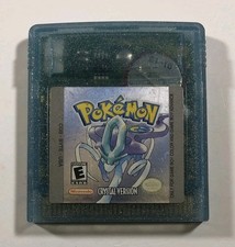 Authentic Pokemon Crystal Version (Game Boy Color) Clean, needs save battery