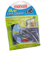 Maxell Mini DVD Lens Cleaner for Mini DVD Camcorders Using Bare Disc Media