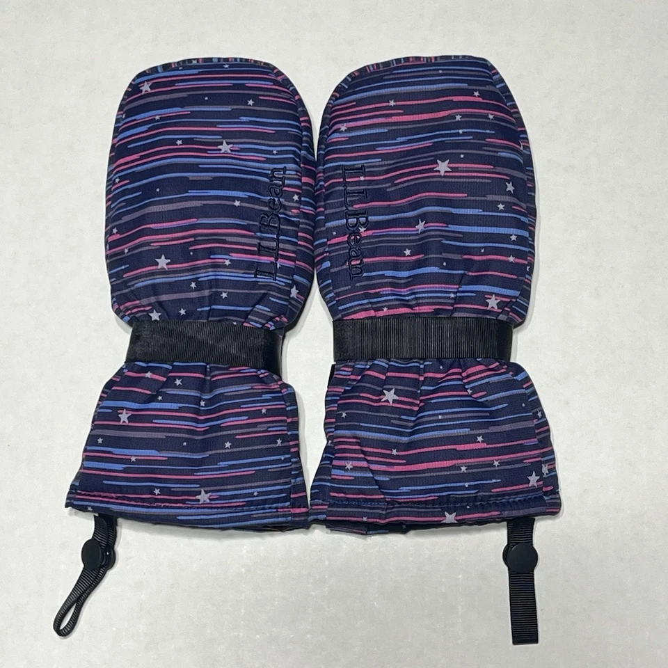 Ll Bean Fäustlinge Coldbuster wasserdicht Space Dye Kleinkind gestreift 2T-4T