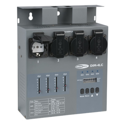 Showtec DIM-4LC 4-Kanal DMX Dimmerpack Party Disco Club DJ Show Event
