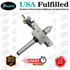 NEW IMPROVED TAPER TURNING ATTACHMENT WITH REVOLVING LIVE CENTER FOR LATHE MACHI