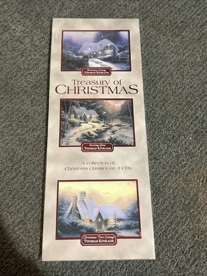 Lot of 3 Thomas Kinkade Chrismas Music CDs