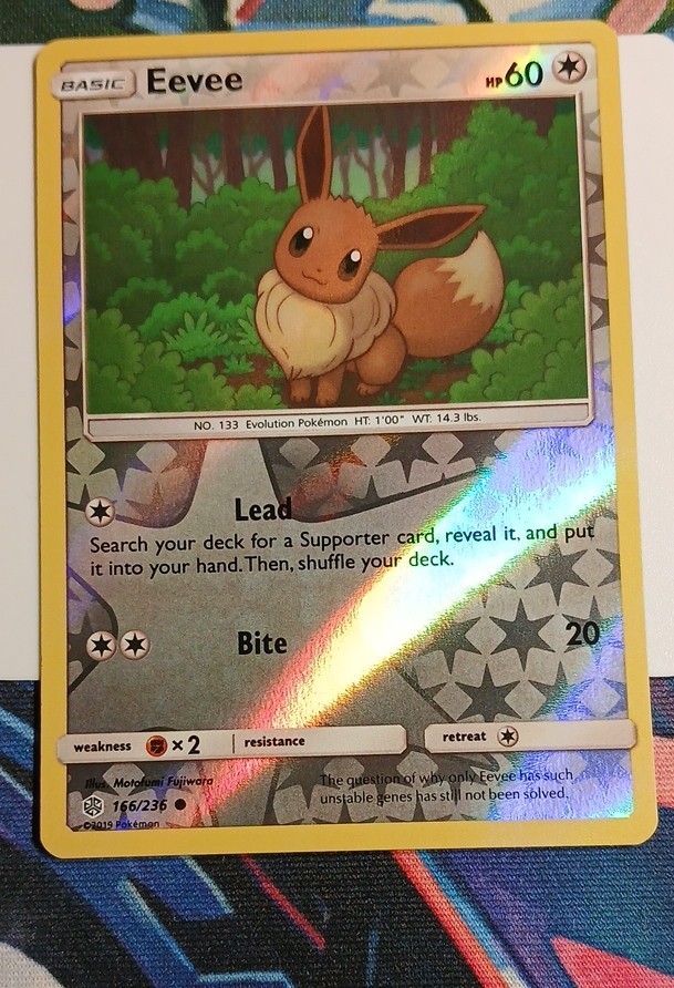 Eevee 166/236 Sm-Cosmic Eclipse Reverse Holo