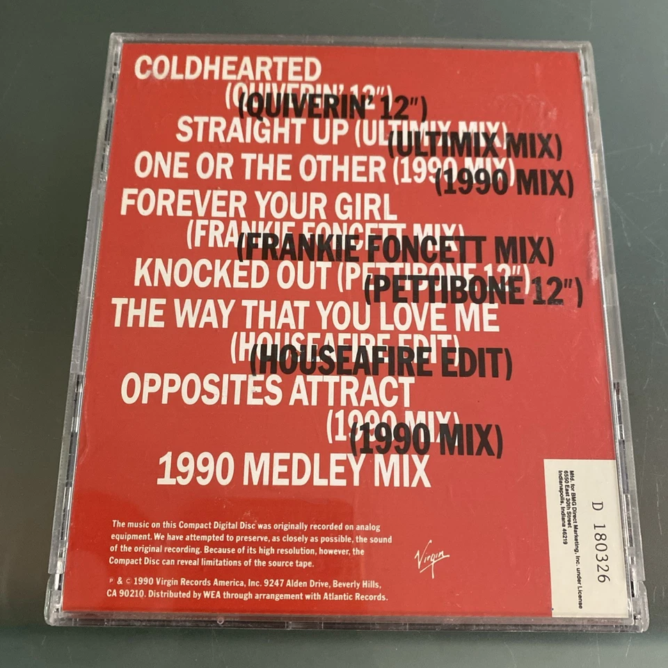 Paula Abdul 2 LOT: Forever Your Girl Cassette Tape & Shut Up And Dance (Mixes) - Image 3 of 3