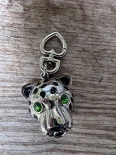 Juicy Couture Leopard Head Bag Charm Keychain...