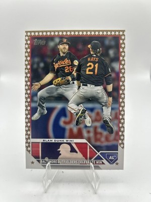 2023 Topps #499 Slam Dunk Win! Gold Star Baltimore Orioles