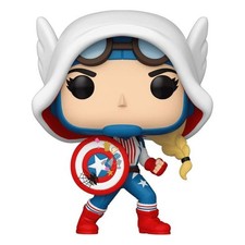 Marvel POP! Figura Vinilo Cap-Gwen 9 cm