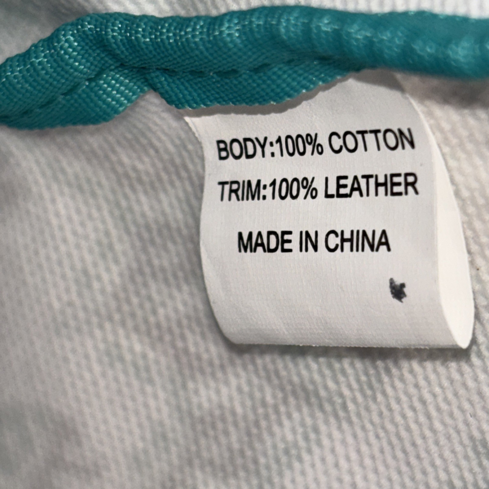 Vineyard Vines Cotton Drawstring Backpack Blue Te… - image 22