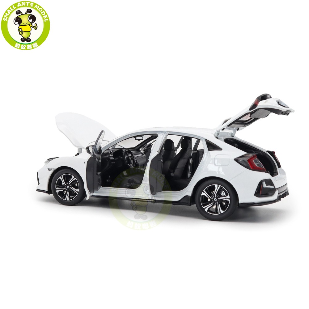 1/18 Honda CIVIC 10th Generation 2019 Hatchback White Diecast