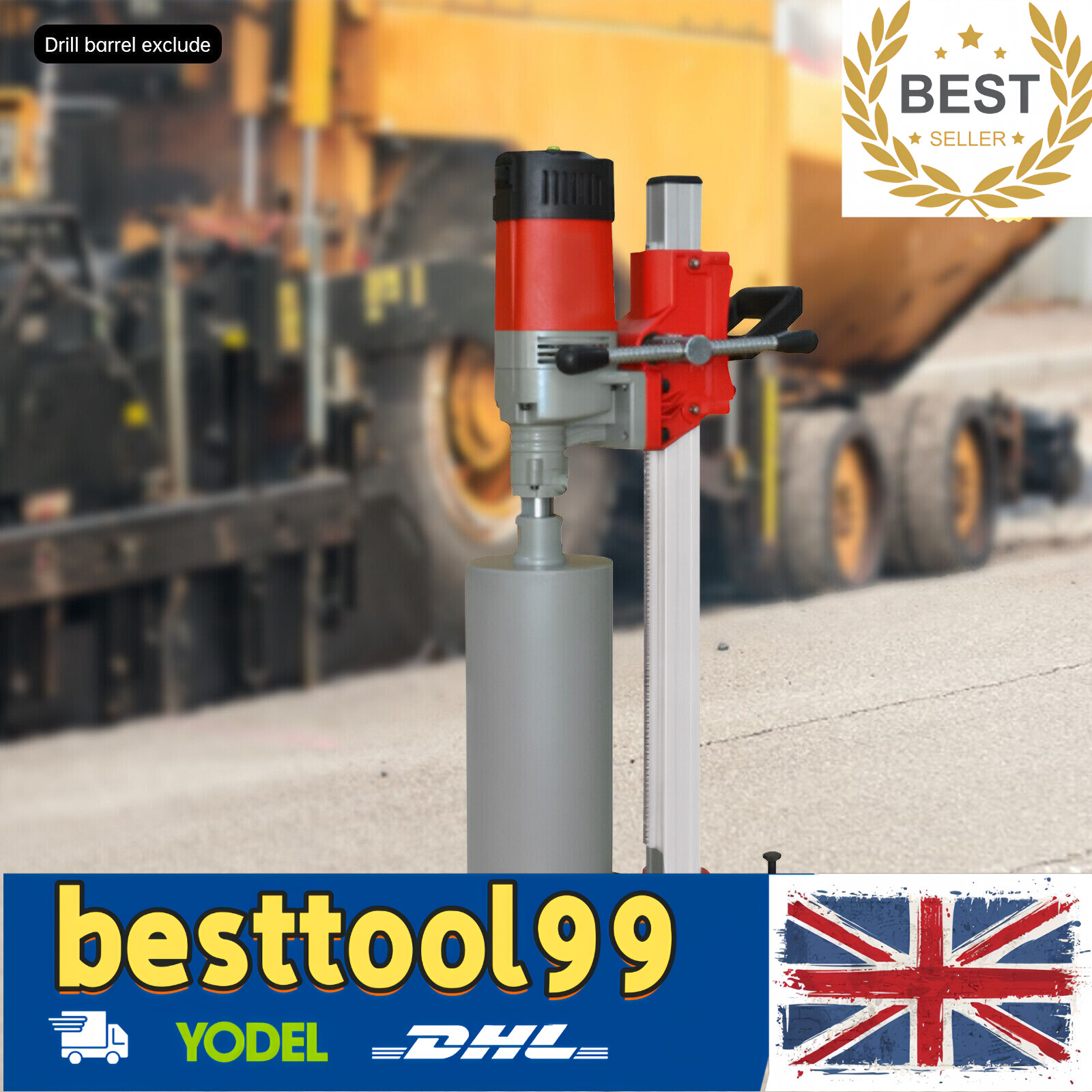 Taladro prensa de núcleo de diamante 220V 3300W soporte para máquina de perforación de hormigón Ø 165 mm