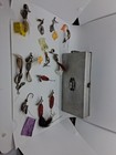 LOT OF (12) A L.FOSS VINTAGE FISHING LURES SHIMMY WIGGLER, ORIGINAL FEATHERS,... — photo 2