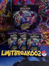 Disney LORCANA Attack of the Vine Illumineer's Trove SEALED 3 Packs BUNDLE
