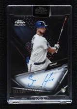2021 Topps Chrome Black Refractor 106/150 Sam Huff #CBA-SH Auto 0o1a