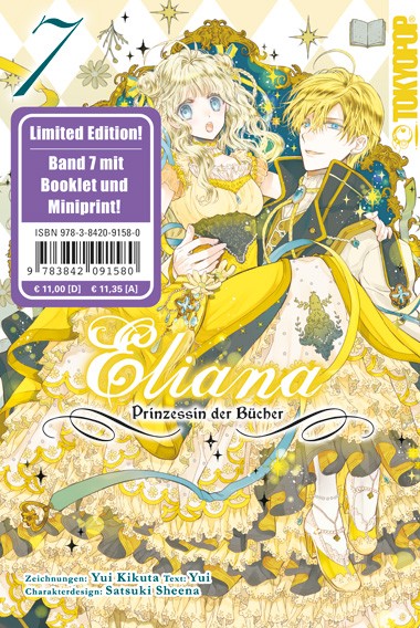 Eliana - Prinzessin der Bücher Band 7 Limited Edition Tokyopop Manga