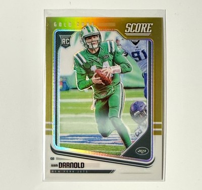 2018 Panini Honors Score Gold Zone Sam Darnold #446 /50 RC Jersey # *ERROR, READ