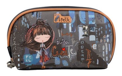 Anekke Contemporary Wallet Geldbörse Multicolor dunkelblau grau Neu