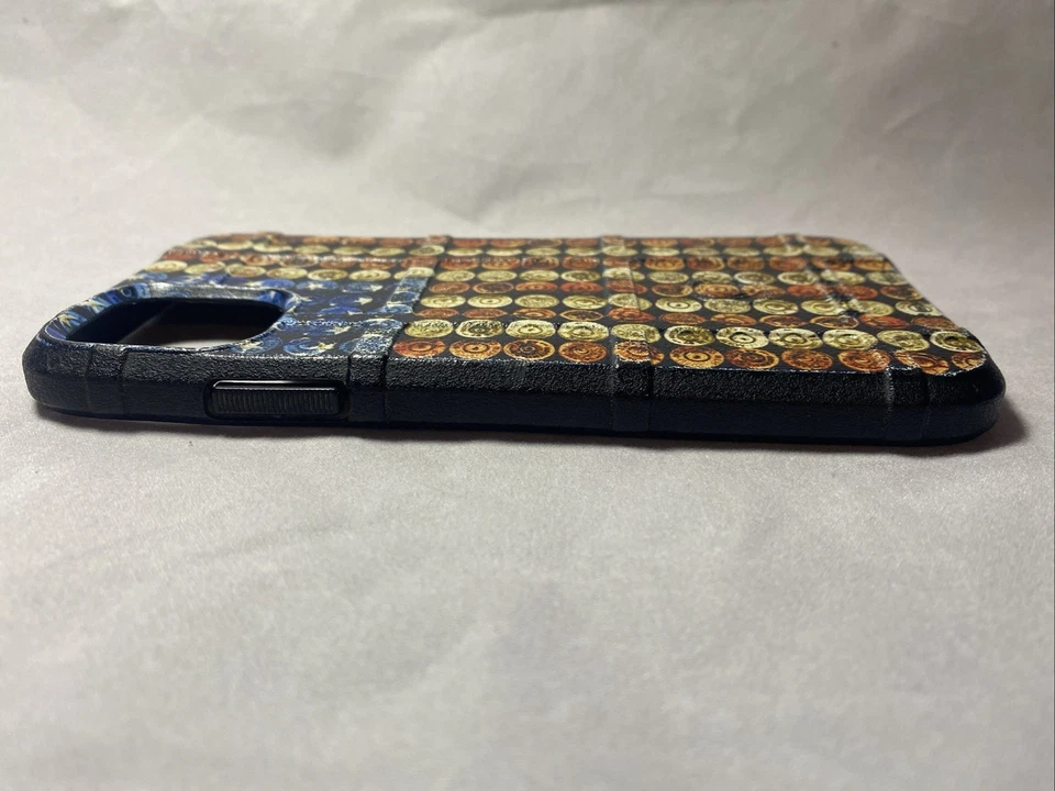 Capa protetora resistente à prova de choque para iPhone 11 balas design bandeira americana - Imagem 2 de 4