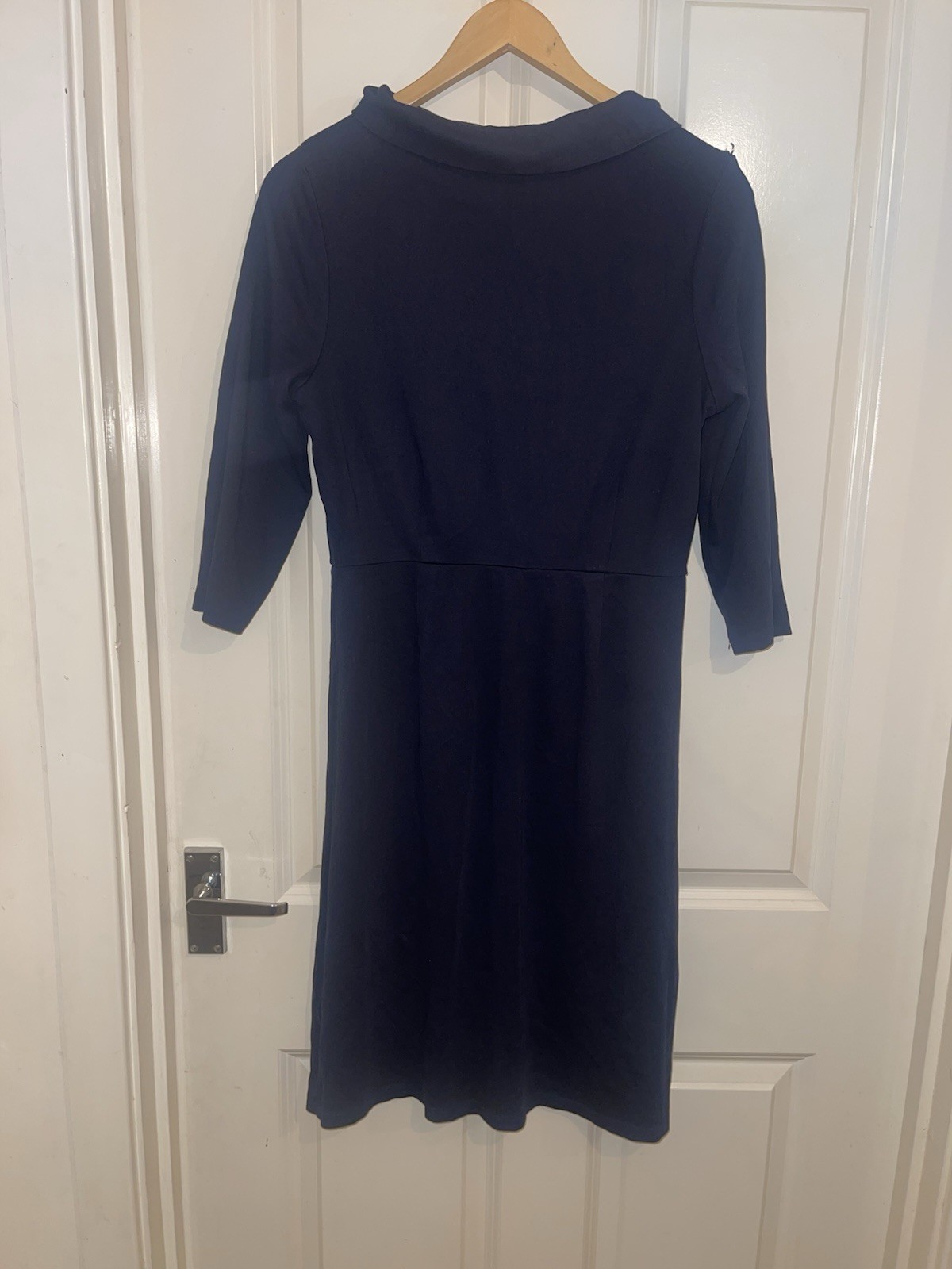 Seasalt Cornwall Huers Hut Navy  Cotton Elastane Dress Size 12 image 2