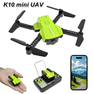 #ad #ad K10 Mini Foldable Drone with 4K HD Camera Smart Hover Foldable Quadcopter NY $19.99