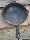 Vintage Griswold No. 7 Cast Iron Skillet 2507 B Small Block Logo Erie, PA Flat
