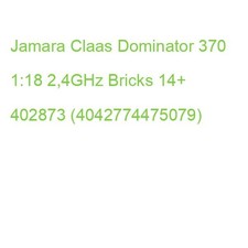 Jamara Claas Dominator 370 1:18 2,4GHz Bricks 14+ 402873 (4042774475079)