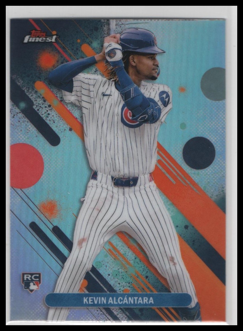 2025 Finest Kevin Alcantara Rookie Refractor #33 Chicago Cubs