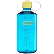 Nalgene 32oz Narrow Mouth (Blue Atoll) Endive Cap Sustain BPA Free Water Bottle