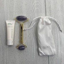 Arbonne Gift Set: Amethyst Facial Roller  Intelligence Rejuvenating Cream