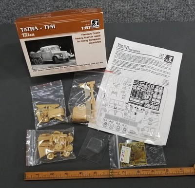 HAULER 1/87 SCALE MODEL TATRA T141 CZECH HEAVY TRACTOR TRUCK MODEL KIT