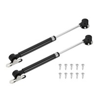 2 StüCk 120N/27Lb Gasfedern FüR SchräNke Holz Gasdruckfedern Schwarz