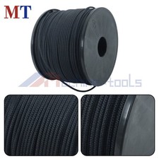 1/8" 500' Black Solid Braid Nylon Rope on a Sturdy Spool Braid Rope Industrial