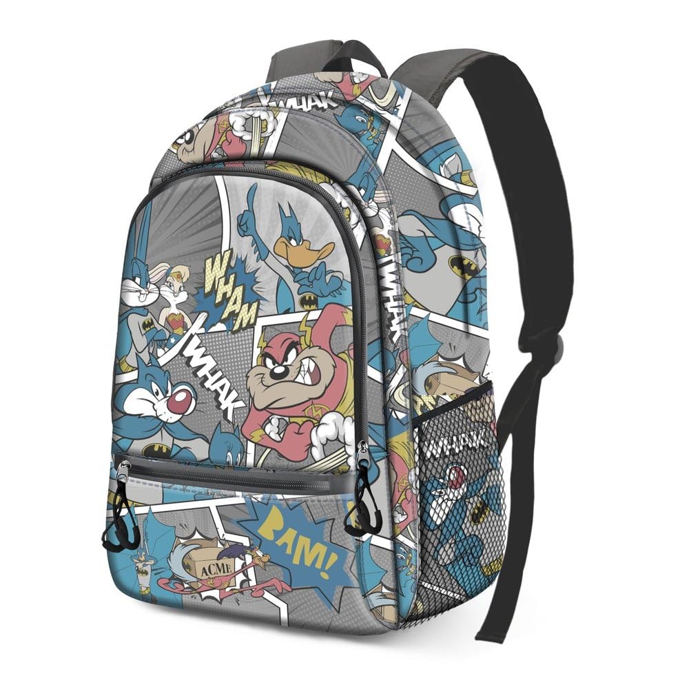 Sac à dos Looney Tunes Batman idéal pour le lycée et les sorties urbaines des passionnés