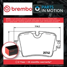 Brake Pads Set Rear P36033 Brembo C2D49907 T2R12793 T2R7946 25742 D17538981 New