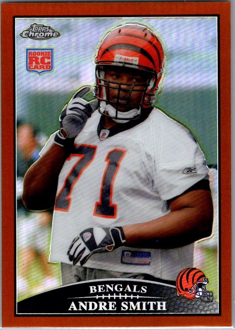 Andre Smith Topps Chrome #TC116 Copper Refractor