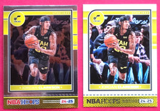 LOT of TWO 2024-25 Panini Hoops Basketball - Jordan Clarkson #2 (Silver & Base)