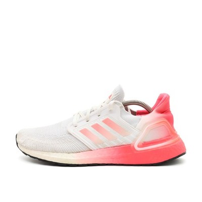 adidas Damen Ultraboost 20 Sneaker weiß/pink Textil Laufschuh EU 41 1/3