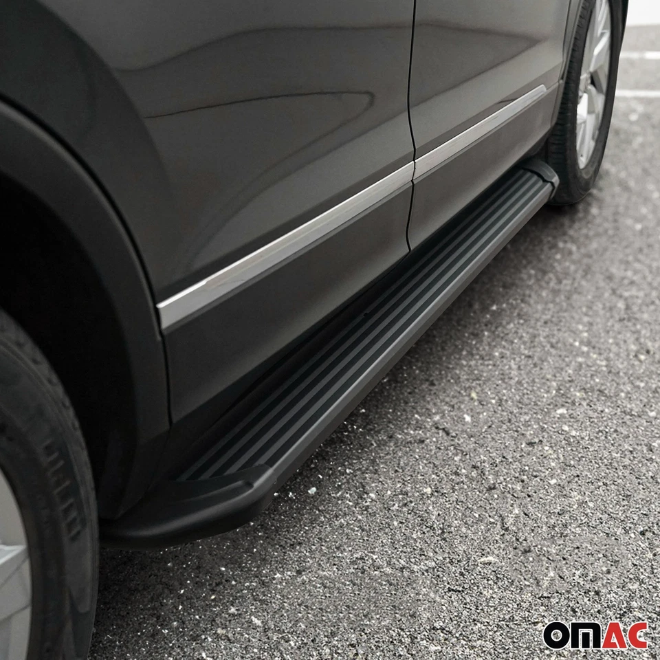 Marchepieds Latéraux pour Opel Mokka 2012-2019 Marche-pieds Aluminium Noir 2Pcs - Photo 3/4