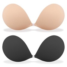 Mitaloo Adhesive Bra Invisible Sticky Strapless Push Up Backless Reusable