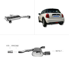 Bastuck Sportauspuff - Mini F56 Cooper/ One/ One First Diesel