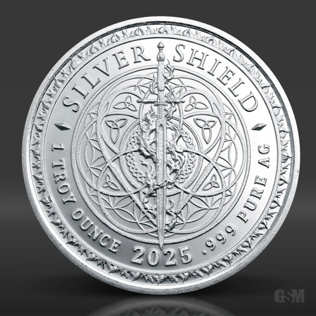 2025 - 1 oz .999 Fine Silver Round Silver Shield Trivium Girls