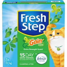 Fresh Step Febreze and Gain Cat Litter - 25lb