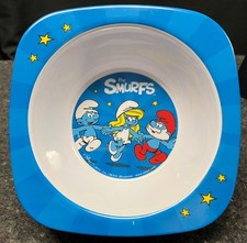 2013 Peyo/I.M.P.S. (France) THE SMURFS™ Melamine Square Rimmed Bowl