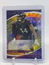 2025 Absolute Football Kyle Hamilton Gold Auto #’d 02/10
