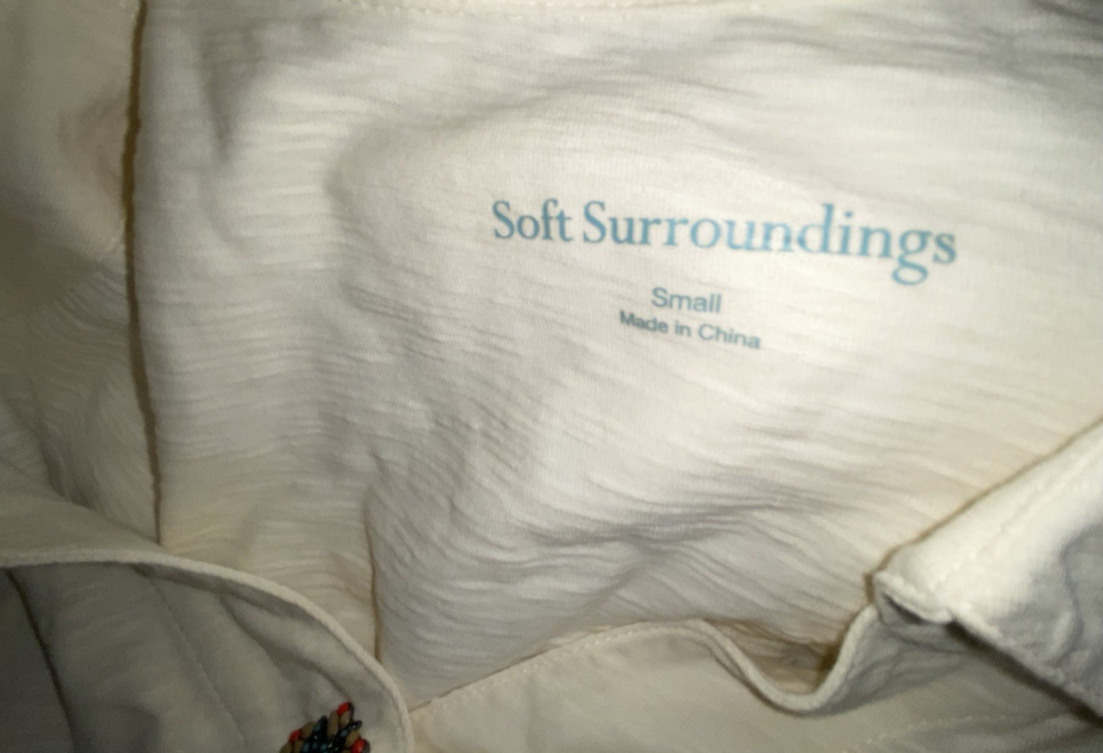 Soft Surroundings Danielle Statement Button Hanke… - image 9