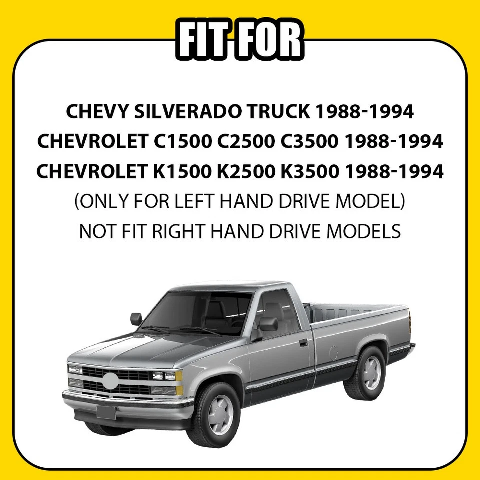 Dash Cover Mat For Chevrolet K1500 K2500 K3500 1988-1994 Cars Dashboard Pad - Image 2 of 4