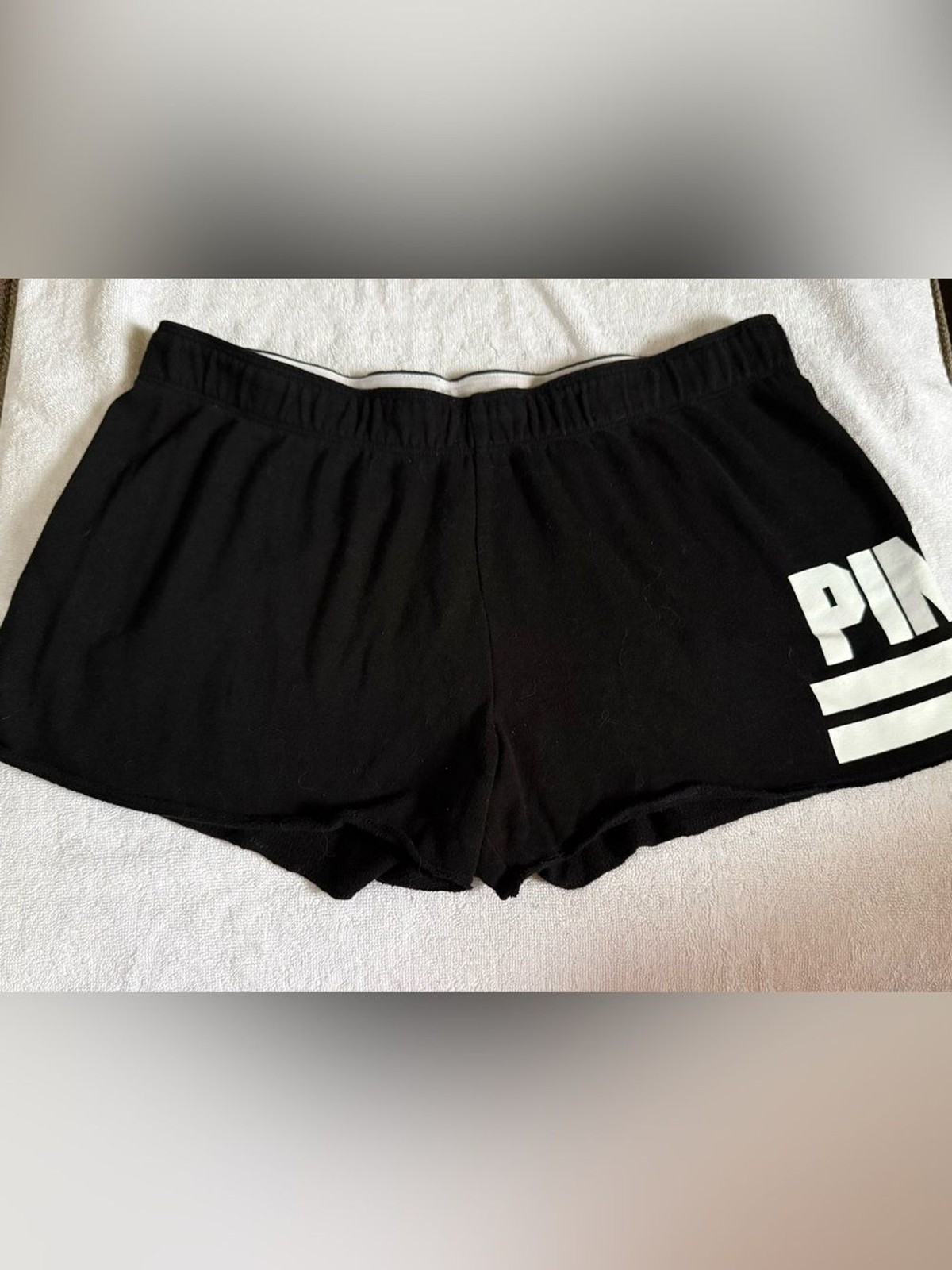 Victoria's Secret PINK Black Lounge Shorts Y2K - Size Medium