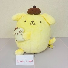 Sanrio Pompom Purin Plush Exciting Fun Yellow Dog Soft Stuffed Toy Kawaii Rare