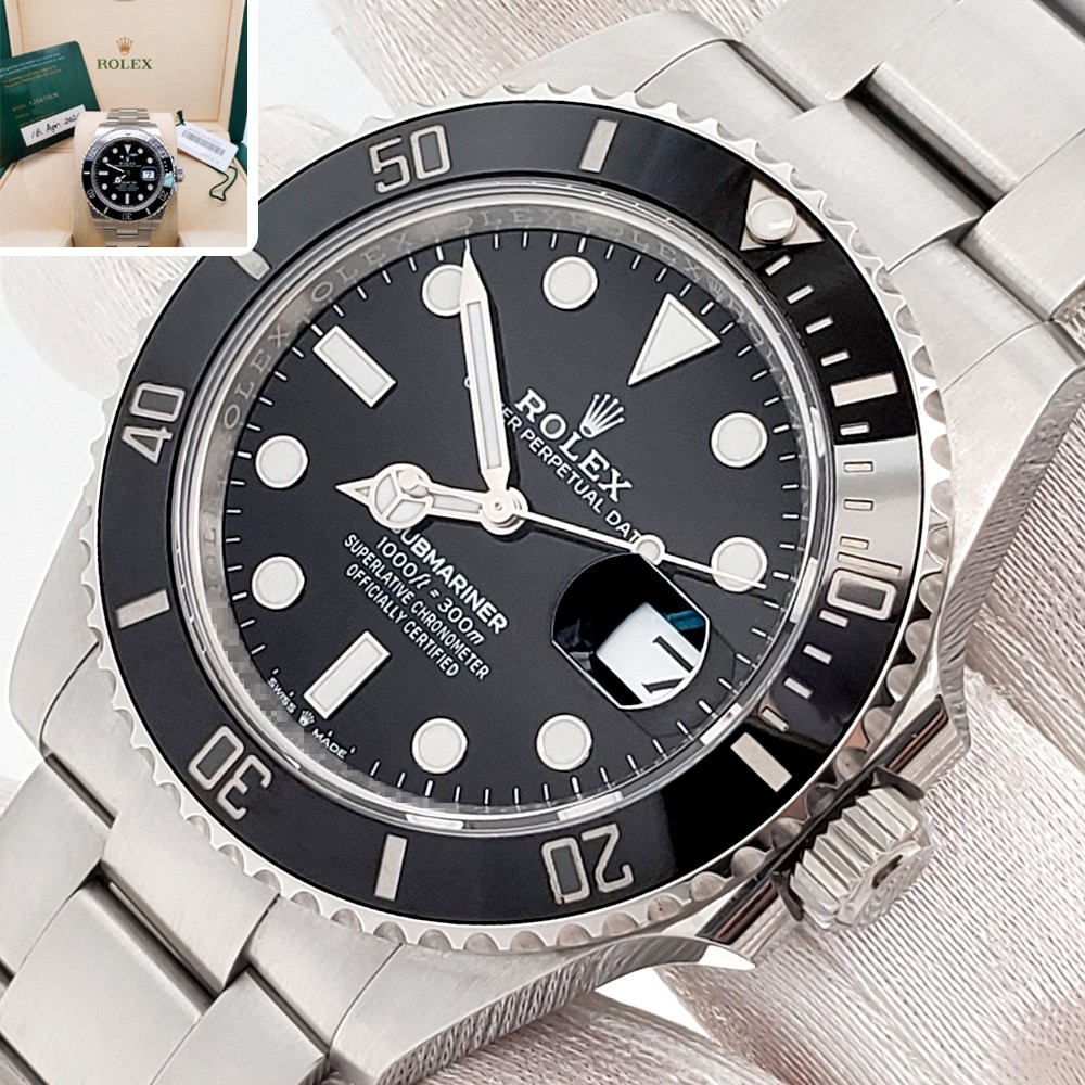 2024 Rolex Submariner Date 41mm Black Dial Steel Watch 126610LN Box Papers