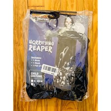 Spooktacular Creations Grim Reaper Costume M Halloween cosplay glow in the dark